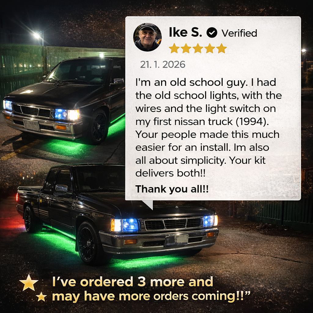 Easy Install Auto LED Light Kit