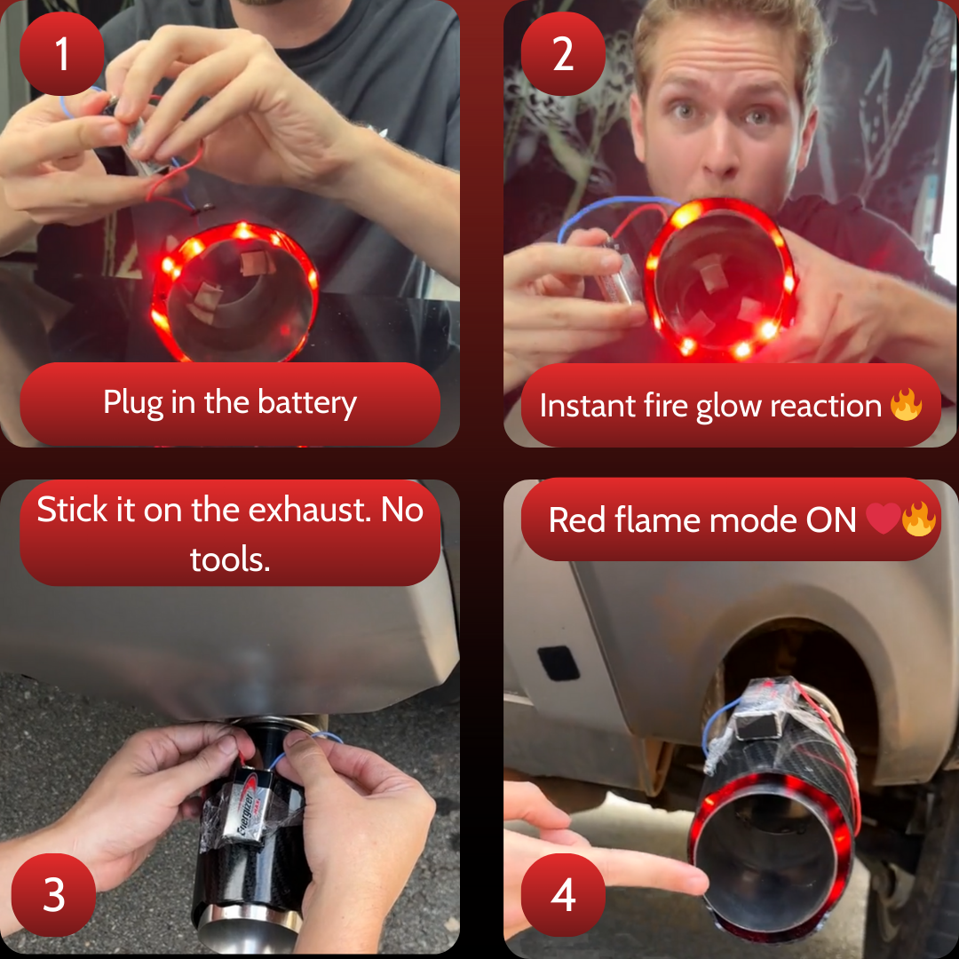 FireTail LED Exhaust Tip